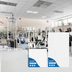 Paneles de Techo de Lana Mineral de Alta Absorción, Techo de Lana de Roca, Marca OEM, Directo de Fábrica China, <span class=keywords><strong>Celotex</strong></span> Suspendido en Ondas - Product Image 1