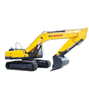 Excavatrice hydraulique Sinomach Changlin de taille moyenne de 33 tonnes avec marteau briseur et tarière pour la vente en gros - Product Image 2