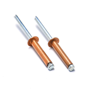 Fabricant direct d'usine de rivets, rivets aveugles en alliage d'aluminium de 4,8 mm, 4 mm, 3 mm, rivets aveugles en cuivre - Product Image 1