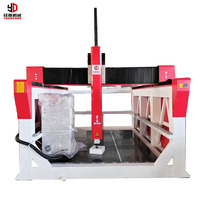 Routeur CNC 5 axes multi-rotations pour la gravure sur mousse et bois avec broche oscillante, contrôleur DSP et moteur