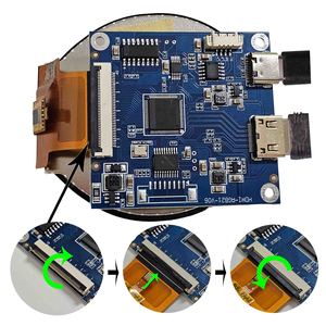 2.1inch Vòng <span class=keywords><strong>LCD</strong></span> hiển thị với hd-mi <span class=keywords><strong>LCD</strong></span> Điều khiển board Điện dung màn hình cảm ứng nhỏ Vòng <span class=keywords><strong>LCD</strong></span> cảm ứng hiển thị mipi 480x480 - Product Image 5