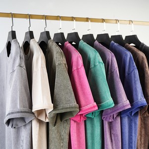เสื้อยืดโอเวอร์ไซส์วินเทจสำหรับเด็กผู้หญิงและเด็กผู้ชาย น้ำหนัก 230 กรัม ทรงหลวม ไหล่ตก แขนสั้น ผ้าฝ้ายฟอก ย้อนยุค สไตล์ดิสเทรส ขายส่ง - Product Image 3