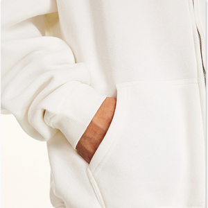 Vêtements de sport brodés en 3D personnalisés de haute qualité 600Gsm surdimensionnés en coton imprimé bouffée de crème pour hommes - Product Image 3