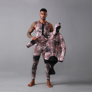 पुरुषों और महिलाओं के लिए 5 मिमी छलावरण नियोप्रोपेन दो-टुकड़ा आर्द्रसूट थर्मल डाइव सूट थर्मल डाइव - Product Image 3