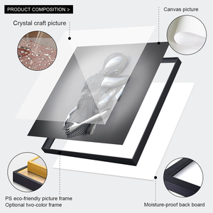 Современное украшение дома 3D обнимать пару портретной живописи на холсте настенное искусство Хрустальный фарфор Печать домашний Настенный декор - Product Image 5