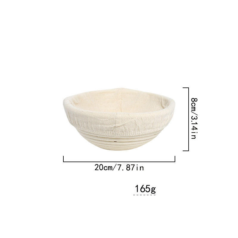 White-Round 20*8cm with cloth cover