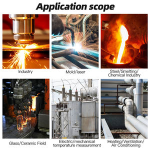 -40 a 2000C Higrômetro <span class=keywords><strong>Digital</strong></span> Termômetro Infravermelho Gun Eletrônico para Medição de Temperatura na Indústria OEM Personalizável - Product Image 4