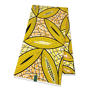 1 Yard Hochwertiger Afrikanischer Batik 100% Baumwolle Bedruckter Doppelseitiger Organza-Stoff für Heimtextilien Kleider Mädchen - Product Image 6