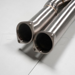 Ss304 Customized Exhaust Mid Pipe for BMW M3 M4 F80 F82 S55 Single Middle Pipe - Product Image 4