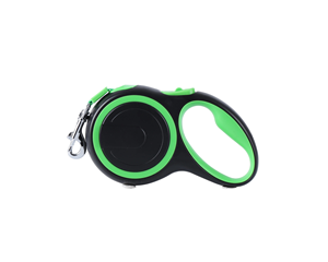 Laisse Rétractable Solide Bicolore Vert et Noir de 5m avec Déclenchement Rapide, Conception Durable, Style Western de Luxe pour Grands Chiens - Product Image 2