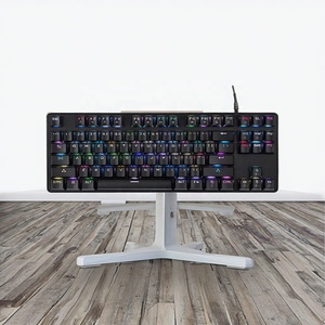 Hot-swappable RGB cơ khí 87-Keys chơi game 65% TKL Huano đỏ tuyến tính thiết bị chuyển mạch phản ứng nhanh giao diện USB mới Kailh Gateron - Product Image 4