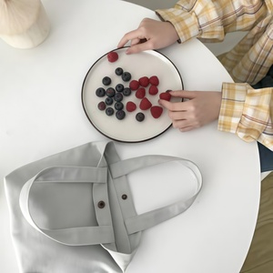 Bán Buôn Biểu Tượng Tùy Chỉnh Dễ Thương Little Đà Điểu/<span class=keywords><strong>Leopard</strong></span>/Nhân Vật Cô Gái Mềm Thân Thiện Với Môi Tái Sử Dụng Rắn Màu Bông Vải Túi Xách - Product Image 2