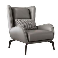 Fauteuil d'appoint, fauteuil simple pour salon, design moderne, faible MOQ, service ODM