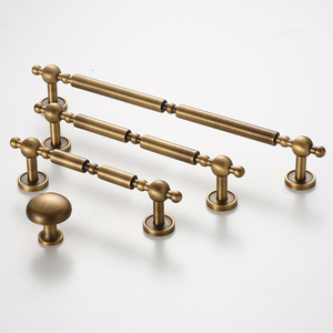 Massiver Messing Schrank griff und Knopf aus französischem Stil für Schubladen garderobe Möbel Türzug Hardware - Product Image 3