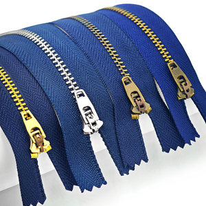 กางเกงยีนส์ซิปโลหะสีเงินสำหรับผู้ชายผู้หญิงกางเกงยีนส์แบบสั้น3 #5 #8 #10 #10 # ซิปล็อคอัตโนมัติ - Product Image 1