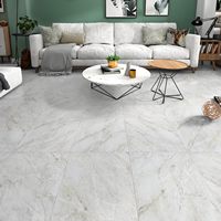 Patrón de rejilla de diamante PVC transparente de alta adherencia autoadhesivo impermeable resistente al desgaste baldosas de vinilo para Hotel y escuela