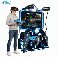 Nouvelle machine de tir VR pour enfants, simulateur de tir pour 2 joueurs, machine d'arcade à monnayeur d'intérieur avec casques VR et manettes