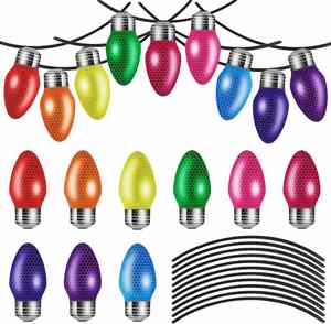 Bombilla Reflectante Magnética, Decoraciones Navideñas para Autos, para Navidad, Cumpleaños, Autos, Buzones, Ventanas - Product Image 1