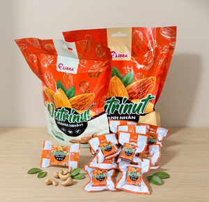 บิสกิตอัดเม็ดธัญพืชผสมอัลมอนด์ LIBRA NutriNut 195 กรัม กลิ่นหอมถั่ว รสกรอบ อิ่มพลัง คุณค่าทางโภชนาการสูง ขนมพรีเมียม - Product Image 1