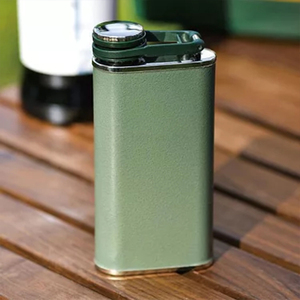 Olla de vino pequeña Vintage de acero inoxidable para exteriores, Mini portátil plana que contiene vino blanco para satisfacer las necesidades diarias de consumo al aire libre - Product Image 5
