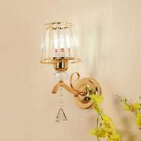 Nuevo diseño nórdico pared luz cabecera Fondo 12W acrílico cristal LED lámpara de pared para sala de estar