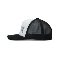Gorra trucker premium de 5 paneles, cómoda, bordada, con malla, estilo deportivo urbano, compatible con OEM y ODM