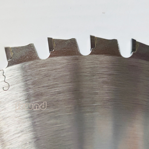 Lame de <span class=keywords><strong>scie</strong></span> <span class=keywords><strong>circulaire</strong></span> à pointe en carbure de tungstène de qualité industrielle TCT pour la découpe de tôles de fer, de barres d'armature, de tuiles en acier coloré - Product Image 5