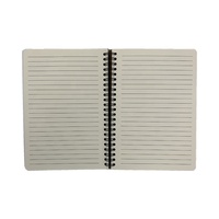 Carnet à spirales imprimé avec couverture en cuir écologique, support de téléphone de bureau, agenda, cadeau, journal personnalisable
