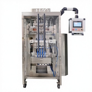 Máquina Automática de Llenado y Sellado Vertical de Líquidos de 4 Carriles con Función de Envoltura para Empaquetado con Film de Grado Alimenticio - Product Image 1