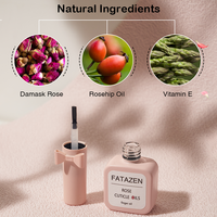 Huile pour cuticules enrichie en vitamine E naturelle FATAZEN, marque privée, soin intensif de la surface des ongles, traitement hydratant pour les doigts
