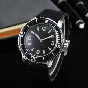 Miyota relógio de cerâmica preto de atacado, relógio automático sem logotipo nh35, relógio de mergulho