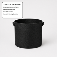 Bolsas de Cultivo de Tela No Tejida de 7 Galones con Asas para Jardín, Vegetales, Flores, Vivero, OEM, ODM, Color y Tamaño Personalizados, Venta al Por Mayor