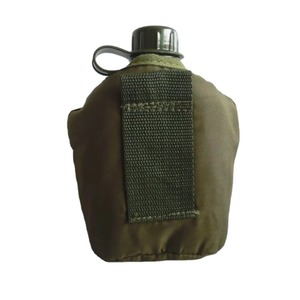 Échantillon gratuit : Gourde portable vert olive avec sangle spéciale, résistante à l'usure et à l'eau, idéale pour la survie en milieu sauvage. - Product Image 2