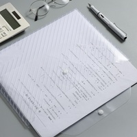 Vente en gros de dossiers de documents en plastique transparent, pochette personnalisée en PVC, carnet de notes, enveloppe, sac de rangement
