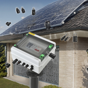 Tulabu PV panel năng lượng mặt trời Combiner <span class=keywords><strong>Box</strong></span> TULABU-1 & 1 2-in-2-out thiết bị cách ly 25A 525V DC cầu chì SPD ngắt phân phối điện - Product Image 4
