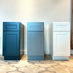 No Anti-Dumping Wholesale American Standard RTA Cabinet Modular Kitchen Cabinets Blue/Gray/White Shaker Kitchen Cabinet Wooden - Product Image 1