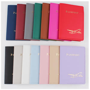 Porta Passaporto in Pelle PU di Lusso Personalizzabile con Logo, Organizzatore per <span class=keywords><strong>Biglietti</strong></span> di Viaggio di Alta Qualità con Stampa a Caldo - Product Image 1