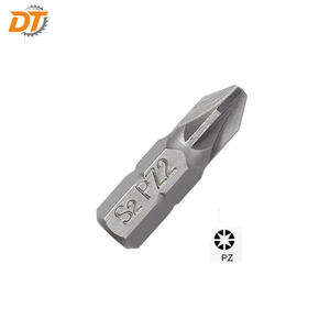 رؤوس مفكات DT مقاس 25 مم 1/4 بوصة من نوع Pozi Torx، رؤوس مفكات فولاذية للاستخدام الصناعي وأعمال الـDIY - Product Image 1