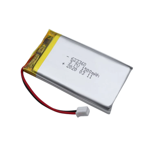 Batería de Iones de Litio 623360 de 1500 mAh y 3.7 V, Personalizada de Fábrica, Recargable, de Alta Capacidad, Celda de Polímero Lipo - Product Image 1
