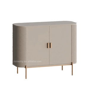 Gabinete de barra de café de 3 puertas Aparador de cocina Comedor de madera Sala de estar Gabinetes de almacenamiento de <span class=keywords><strong>TV</strong></span> - Product Image 3