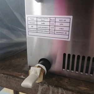 Estufa de Gas Comercial de 4 Quemadores con Encimera de Acero Inoxidable, Olla Arrocera para Restaurante Chino o Bar de Aperitivos - Product Image 4