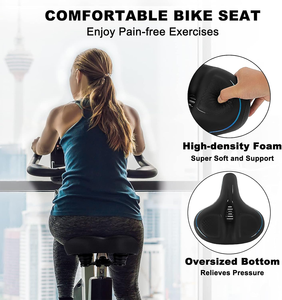 Remplacement de siège de vélo pour <span class=keywords><strong>Peloton</strong></span> Bike/Bike +, siège de vélo extra large confort pour femmes et hommes - Product Image 3
