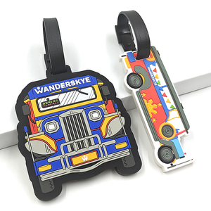 사용자 정의 로고 고무 <span class=keywords><strong>Pvc</strong></span> 수하물 태그 가방 핸드백 사용자 정의 로고 여행 가방 <span class=keywords><strong>Tags</strong></span> 사용자 정의 <span class=keywords><strong>Pvc</strong></span> 수하물 태그 - Product Image 2