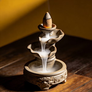 50 cônes d'encens par sachet pour accessoires de brûleur à refoulement, en forme de balle colorée, parfums Rose, <span class=keywords><strong>Jasmin</strong></span>, Bois de Santal Naturel, Bois d'Agar - Product Image 3