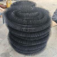 Brosse à cheveux en nylon de qualité industrielle de haute qualité Triple Teasing et brosse de gouttière à queue de rat en poils de peigne