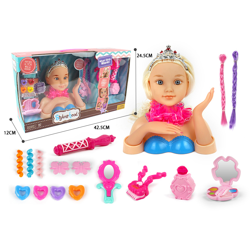 Juguete De Cabeza De Peluquería - ABS, Juego De Simulación Educativo De 10.24 X 7.48 Pulgadas | Entrenamiento De Peluquería Para, Juguete De Cumpleaños Y Vacaciones Para No Juguete De Cabeza De Peluquería - ABS, Juego De Simulación Educativo De 10.24 X 7.48 Pulgadas | Entrenamiento De Peluquería Para, Juguete De Cumpleaños Y Vacaciones Para No