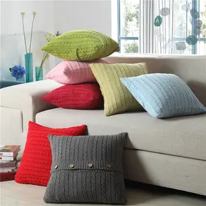 Mh棉针织靠垫装饰流行奢华七彩床沙发客厅