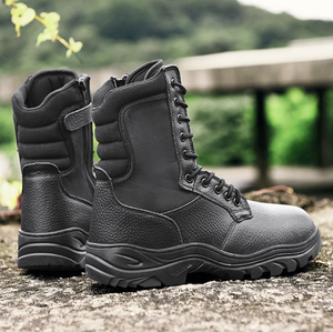 TSB1017 Chaussures de travail pour hommes en cuir véritable, neuves, livraison rapide, chaussures de sécurité confortables avec embout en acier - Product Image 4