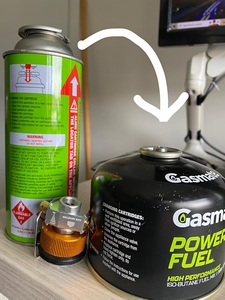 <span class=keywords><strong>Bouteille</strong></span> de gaz <span class=keywords><strong>butane</strong></span> liquéfié en fer avec logo personnalisé, conteneur métallique en fer blanc pour réchaud de camping extérieur, impression offset - Product Image 5