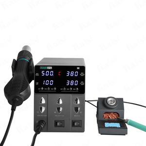 Sugon-212 2 en 1 Station de soudage 760W <span class=keywords><strong>T12</strong></span> poignée fer à souder pistolet à air chaud soudage LCD affichage numérique pour réparation BGA - Product Image 1
